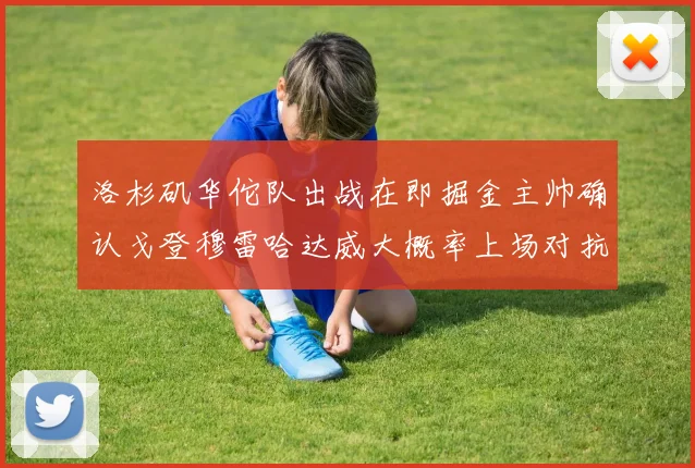 洛杉矶华佗队出战在即掘金主帅确认戈登穆雷哈达威大概率上场对抗湖人